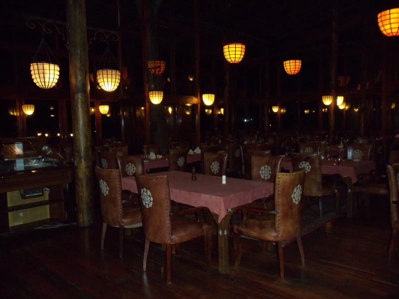 Wildlife lodge in the serengeti